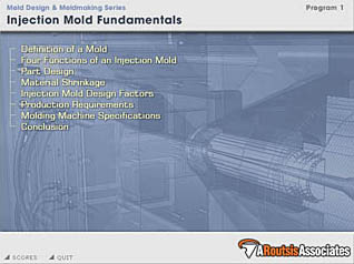Course main menu