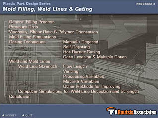 Course main menu