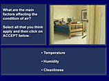 Course screen