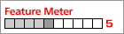 Feature meter