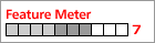 Feature meter