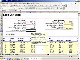 Course screen