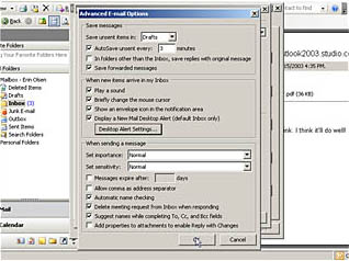 Course screen