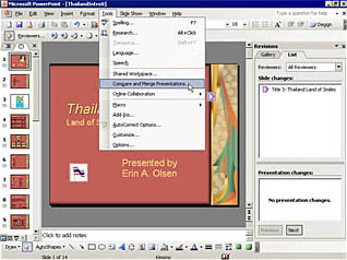 Course screen