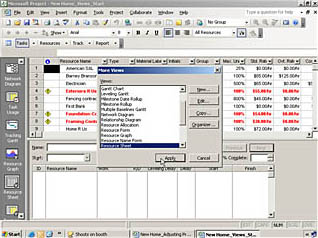 Course screen