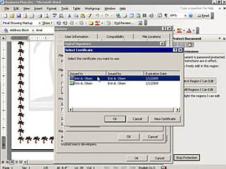 Course screen