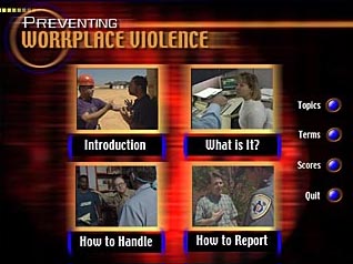 Course main menu