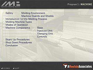 Course screen