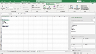 Course screen
