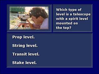 Course screen