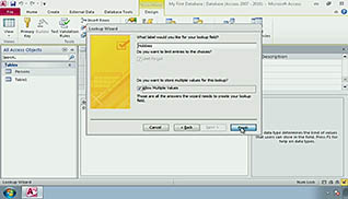 Course screen