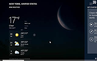 Course screen